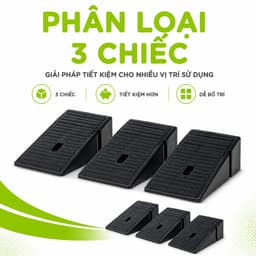 Đế Dốc Kê Bậc Thềm Việt Nhật Chất Liệu Nhựa Bền Bỉ GD94 - Đế Nhựa Dốc Lên Xuống Bậc Thềm Chịu Tải 9