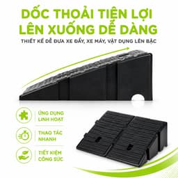 Đế Dốc Kê Bậc Thềm Việt Nhật Chất Liệu Nhựa Bền Bỉ GD94 - Đế Nhựa Dốc Lên Xuống Bậc Thềm Chịu Tải 5
