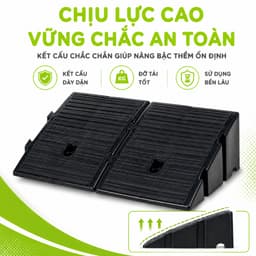 Đế Dốc Kê Bậc Thềm Việt Nhật Chất Liệu Nhựa Bền Bỉ GD94 - Đế Nhựa Dốc Lên Xuống Bậc Thềm Chịu Tải 3
