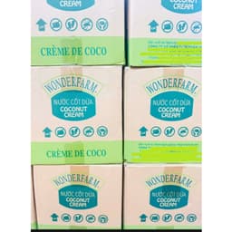 1 Thùng 24 lon Nước Cốt Dừa Wonderfarm 400ml - nguyên liệu làm bánh,nấu chè dacsanvietgiasi 5
