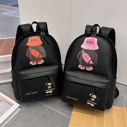 Balo Đi Học Size 40 In Hình Hoạt Hình Luxury Fashion Nam Nữ Form Cứng Đựng Laptop 15.6 Inch Chống Nước 2