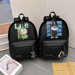 Balo Đi Học Size 40 In Hình Hoạt Hình Luxury Fashion Nam Nữ Form Cứng Đựng Laptop 15.6 Inch Chống Nước 3