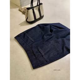 [SALE] 𝑻𝒉𝒆𝑴𝒂𝒚 x 𝐖𝐆𝐖𝐄/ Quần Jean Suông Nấm 92cm WG.WE 9930, Quần Jean Nữ Ống Suông Mềm Lưng Cao Phối Chỉ Nổi 3