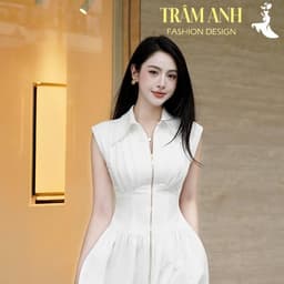 váy dài nữ công sở,thiết kế mang phong cách chỉn chu,hiện đại,đi cafe sang chảnh,dạo phố cuối tuần V-18 4