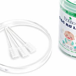(Combo 3 hộp) Que Tưa Lưỡi Rơ Lưỡi Vệ Sinh Răng Miệng Cho Bé Botibokids Gạc Rơ Lưỡi Bé Sơ Sinh (Hộp 30 chiếc) Botibo 4