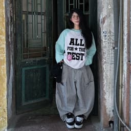 Áo Thun Tay Dài Form Boxy Phối Raglan Nam Nữ Unisex, Áo Phông Form Rộng BST Street Style Phong Cách Hàn Quốc Hot Trend 2