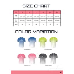 Áo Facalos Gradient Collection pickleball chính hãng, co giãn, thoáng khí và nhanh khô, lý tưởng cho vận động. 5