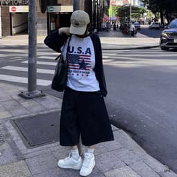 Áo Thun Tay Dài Form Boxy Phối Raglan Nam Nữ Unisex, Áo Phông Form Rộng BST Street Style Phong Cách Hàn Quốc Hot Trend 5