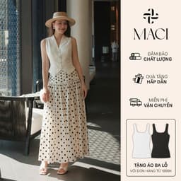 Áo Gile Linen Hàn Màu Trắng Kem MACI MCAGLTR0348 Thời Trang Nữ Thiết Kế Độc Quyền 1