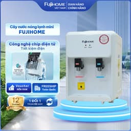 Cây nước nóng lạnh mini để bàn Fujihome WD201E Nhập Khẩu, bình lọc nước nóng lạnh uống tiết kiệm điện dispenser water 1