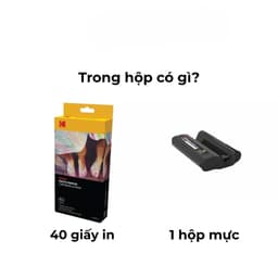Bộ Hộp Mực Và Giấy In Ảnh Kodak Chính Hãng PHC Kích Thước 10x15cm 6