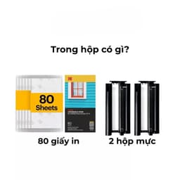 Bộ Hộp Mực Và Giấy In Ảnh Kodak Chính Hãng PHC Kích Thước 10x15cm 5
