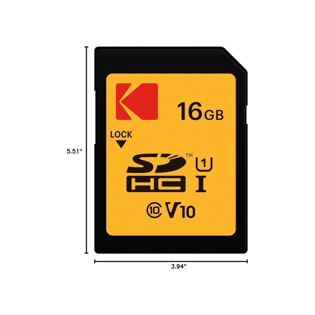 Thẻ nhớ Kodak SDHC UHS-I U1 V10 Tốc Độ Đọc 85MB/s Dành Cho Video Full HD Chính Hãng