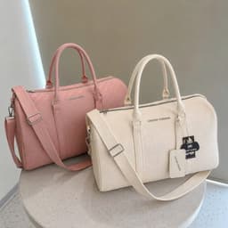 Túi Du Lịch Size 50 Cao Cấp Luxury Fashion –Túi Xách Du Lịch Da PU Chống Nước, Đeo Chéo, Xách Tay, Đi Công Tác & Du Lịch 5