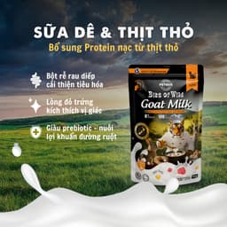 [COMBO 6 -12 GÓI MIX VỊ] Pate Bite of Wild GÓI 70G Công Thức Sữa Dê, Nguồn Đạm Tự Nhiên MÉO CHÒ UNI 7