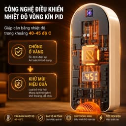 Máy Sấy Giày Gập Gọn Thông Minh, Sấy Nhanh Ổn Định Nhiệt, Khử Mùi Diệt Khuẩn UV 7