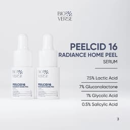 Tinh chất Bioverse PEELCID16 Radiance Home Peel hỗ trợ làm sạch sừng cũ, đều màu da 10ml 4