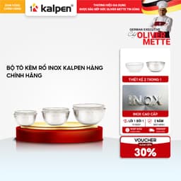 Bộ tô kèm rổ Inox KALPEN I9-I10-I11 hàng chính hãng 1