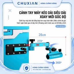 Pat Gắn Thùng Câu Mở Rộng Chuixian PK91 Hợp Kim Nhôm Gắn Gác Cần Khay Mồi Phụ Kiện Câu Đài 3