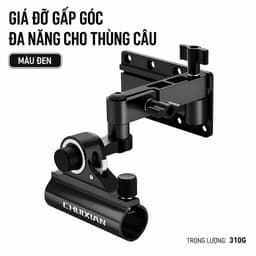 Pat Gắn Thùng Câu Mở Rộng Chuixian PK91 Hợp Kim Nhôm Gắn Gác Cần Khay Mồi Phụ Kiện Câu Đài 5