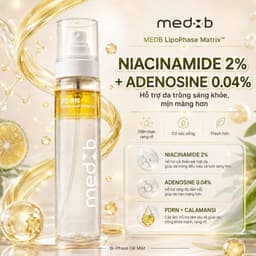 Xịt Dưỡng Ẩm 2 Pha MED:B PDRN Calamansi Oil Mist Hàn Quốc 120ml Dưỡng Ẩm Làm Da Căng Bóng Tự Nhiên 2