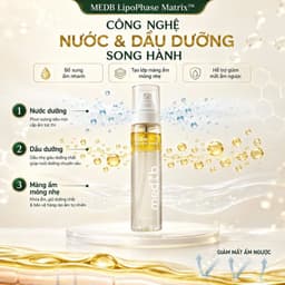 Xịt Dưỡng Ẩm 2 Pha MED:B PDRN Calamansi Oil Mist Hàn Quốc 120ml Dưỡng Ẩm Làm Da Căng Bóng Tự Nhiên 4