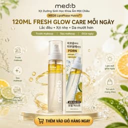 Xịt Dưỡng Ẩm 2 Pha MED:B PDRN Calamansi Oil Mist Hàn Quốc 120ml Dưỡng Ẩm Làm Da Căng Bóng Tự Nhiên 7