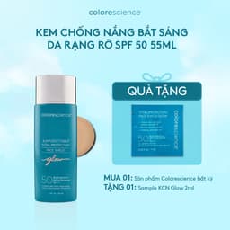 KEM CHỐNG NẮNG BẮT SÁNG DA RẠNG RỠ SPF 50 COLORESCIENCE (Face Shield SPF 50 - Glow) 1