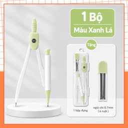 Compa Chất Lượng Cao Vẽ Kỹ Thuật -  Bộ Compa Kèm Ngòi Chì Văn Phòng Phẩm cho học sinh home1511 6