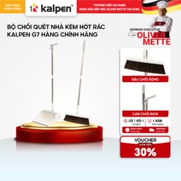 Bộ chổi quét nhà kèm hót rác Kalpen G7 gấp gọn dễ dàng, nhựa cứng cáp, chắc chắn - chính hãng 2