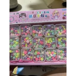 khay 30 hộp xâu vòng siêu đẹp cho bé gái 6