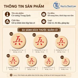 [Tặng bảng ghi điểm] Bộ Cờ Tướng Gỗ Gấp Gọn 2 Trong 1, Quân Cờ Gỗ Tròn, Bàn Cờ Tiện Lợi Dễ Mang  7