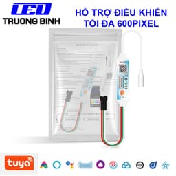 TY07 TY07W TUYA BỘ ĐIỀU KHIỂN LED FULL MÀU ARGB WS2812B WS2811 UCS1903 NHÁY THEO NHẠC HỖ TRỢ APP WIFI 3