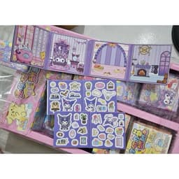 Hộp 20 bộ dán Sticker nhiều hình thú.... 5