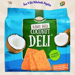 Bánh Dừa Nướng Coconut Deli Gói 170g - 180g - HÀNG CHÍNH HÃNG 2