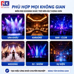 Máy tạo khói NIKA F - 2500W Smart LED Full màu điều chỉnh lượng khói cho sân khấu, sự kiện, nhà rạp 7