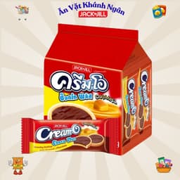 Bánh Quy Cream-O Choco Plus Thái Lan Đủ Vị Túi 312g - HÀNG CHÍNH HÃNG 1