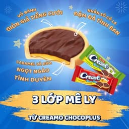 Bánh Quy Cream-O Choco Plus Thái Lan Đủ Vị Túi 312g - HÀNG CHÍNH HÃNG 6