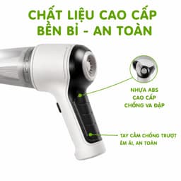 Máy Hút Bụi Cầm Tay Không Dây Sạc USB Tamashio GD47 - Máy Hút Bụi Mini Cầm Tay Không Dây ÔTô Nhà Cửa 6