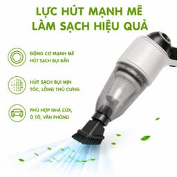 Máy Hút Bụi Cầm Tay Không Dây Sạc USB Tamashio GD47 - Máy Hút Bụi Mini Cầm Tay Không Dây ÔTô Nhà Cửa 4