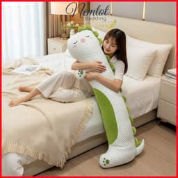⛄️MÁT LẠNH⛄️Gối Ôm Băng Lạnh Thú Bông Cỡ Lớn 110x30cm - Mẫu Thiết Kế Cao Cấp - Nemtot Bedding 1