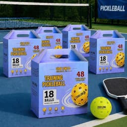 [Chính Hãng] Combo Bóng Pickleball ChanLong 18-36-54-90 Quả 48 Lỗ Chuẩn Thi Đấu, Độ Nảy Ổn Định 5