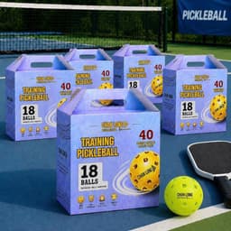 [Chính Hãng] Combo Bóng Pickleball ChanLong 18-36-54-90 Quả 40 & 48 Lỗ Nhựa Đúc Nguyên Khối 9