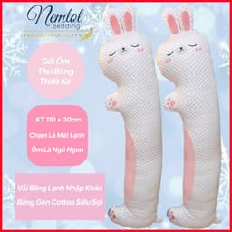 🌀NGỦ SAY🌀Gối Ôm Băng Lạnh Thú Bông Siêu To 110x30cm, Ôm Mát Lạnh Mềm Êm - Mẫu Thiết Kế Cao Cấp 9