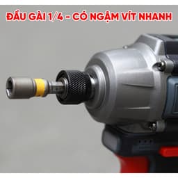 Máy chuyên vít có búa WORKFIX WF-SD150PRO, Lực siết 150Nm, 3 Tốc độ, Đầu ngậm vít nhanh 5