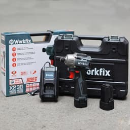 Máy chuyên vít có búa WORKFIX WF-SD150PRO, Lực siết 150Nm, 3 Tốc độ, Đầu ngậm vít nhanh 2