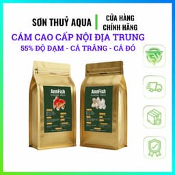 Cám cao cấp nội địa trung 55% độ đạm, cám kích đỏ - cám cá trắng 1