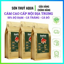 Cám cao cấp nội địa trung 55% độ đạm, cám kích đỏ - cám cá trắng 5