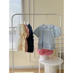 ÁO BABYDOLL VIỀN BÈO 2 LỚP CỔ PETER PAN FORM RỘNG TIỂU THƯ CHO NỮ m6057 3