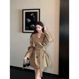 Áo Khoác Nữ Măng Tô Style Sang Chảnh Outfit Đi Café Đi Làm Dáng Ngắn Hiện Đại Chali AZ900 1